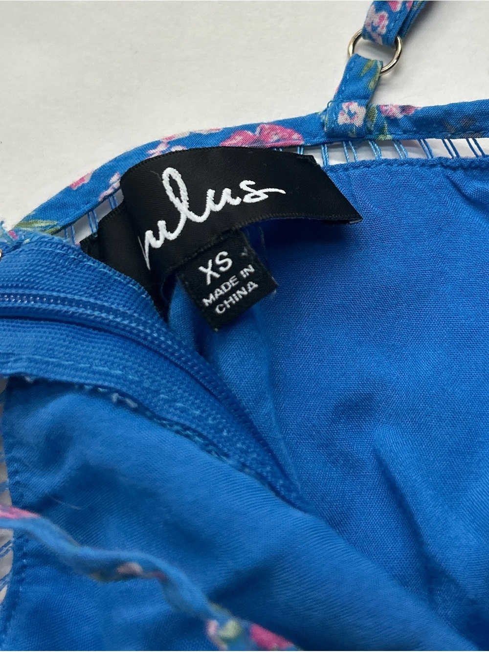 Lulus Esperanza Blue Floral Print Midi Dress Floral Sundress - Picture 8 of 8